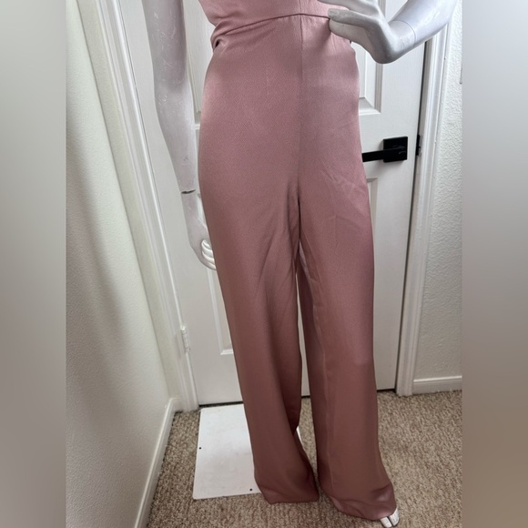 JAYGODFREY Pink Jumpsuit with Flowy Palazzo Style. #337 - Picture 6 of 17